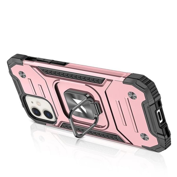 Wozinsky Ring Armour Cover iPhone 12 Mini - vaaleanpunainen Pink