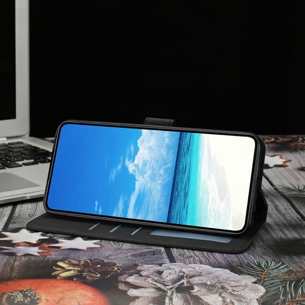 Mobilskal till Samsung Galaxy S26 Edge KonstLäder - Svart