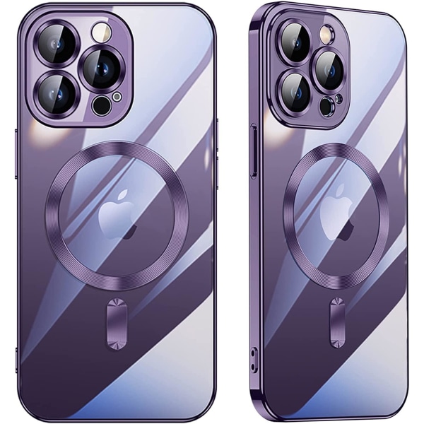 Galvanoitu Magsafe-kuori iPhone 14 Pro Max - violetti