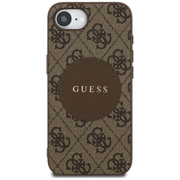 Guess Mobilskal till iPhone 16e MagSafe 4G Circle Classic Logo