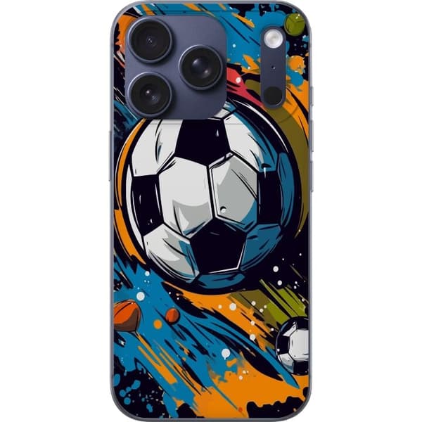 Mobilskal till Apple iPhone 17 Pro med Fotbollar