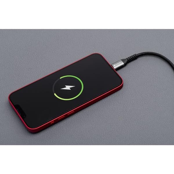 Forcell USB-C til Lightning Kabel 27W 2m PD 3A Cafule - Sort Black