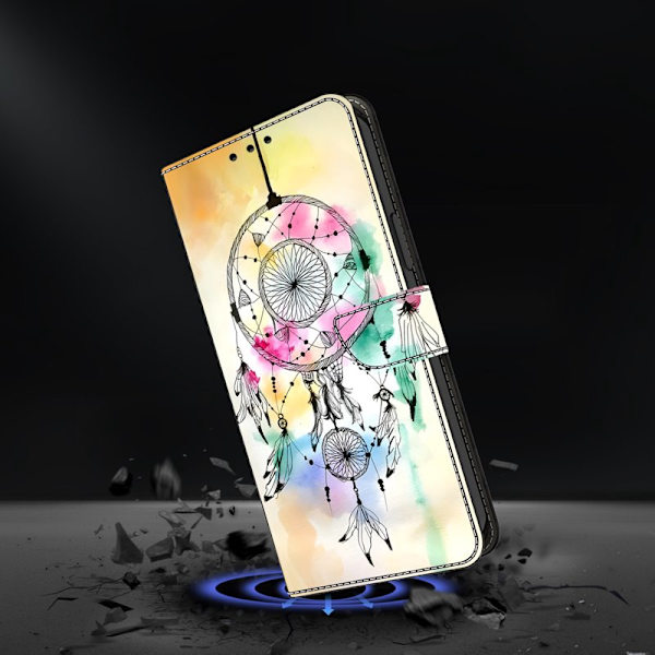 Plånboksfodral för Samsung Galaxy S26 Plus Fällbart Ställ Konstläder Drömfångare