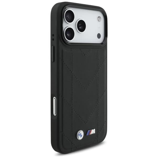 BMW Mobilskal till iPhone 17 Pro Max MagSafe M Quilted Logo Svart