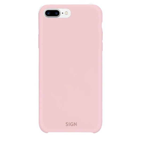 SiGN iPhone 7/8 Plus Skal Liquid Silicone - Rosa