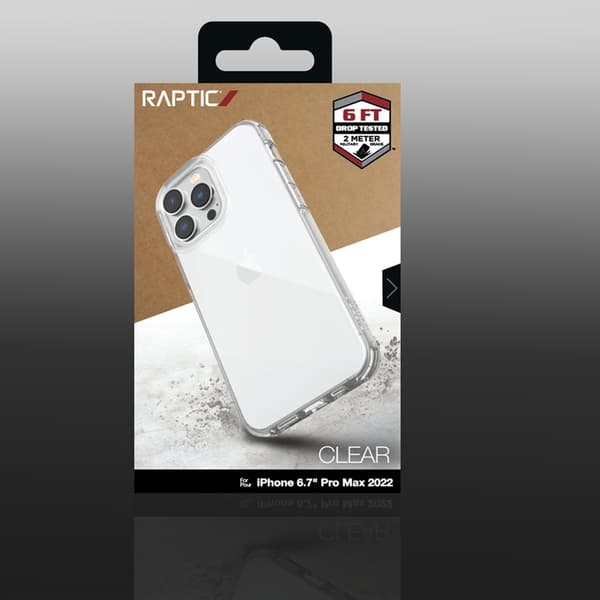 Raptic iPhone 14 Pro Max Skal Armored - Transparent Transparent