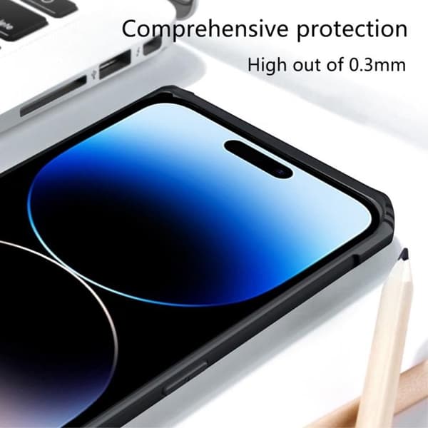 Rzants iPhone 14 Pro Cover Camouflage - Sort Svart