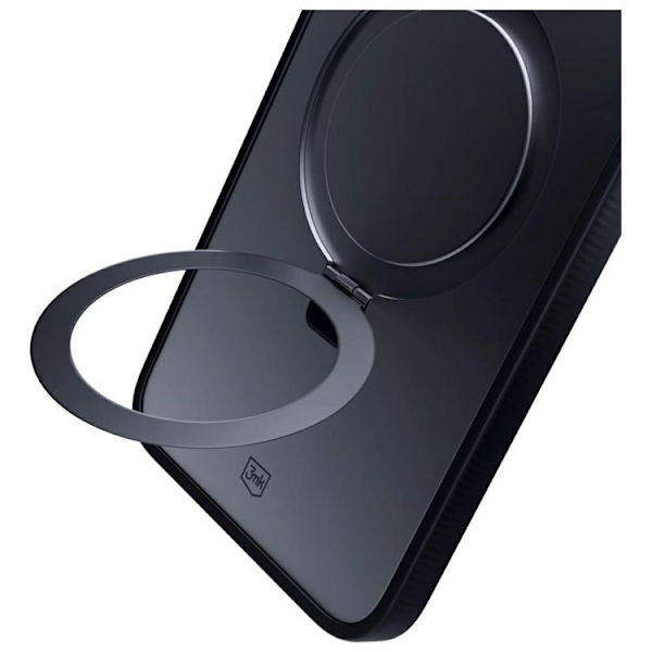 3MK Telefontaske til iPhone 13 Pro Max MagSafe Røgstativ - Sort Black