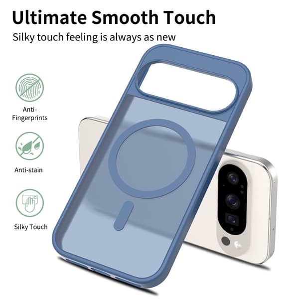 Mobilskal till Google Pixel 10/10 Pro MagSafe Skin Touch - Blå Blå