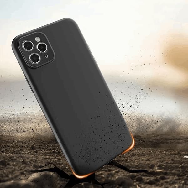 Mobilskal till Galaxy A55 Soft - Svart Black