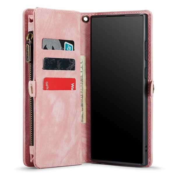 CASEME 008 Mobilskal för Samsung Galaxy Note20 - Rosa KonstLäder