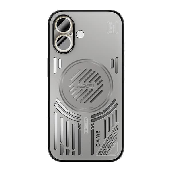 ABEEL Mobilskal till iPhone 16 Aluminium + PC + TPU - Grå