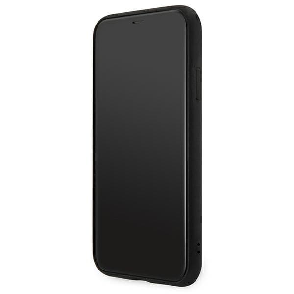 Guess Mobilskal till iPhone 11 4G Metal Gold Logo - Grå