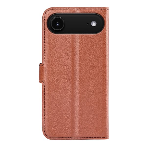 iPhone Air Plånboksfodral Litchi Texture läder - Brun Brun