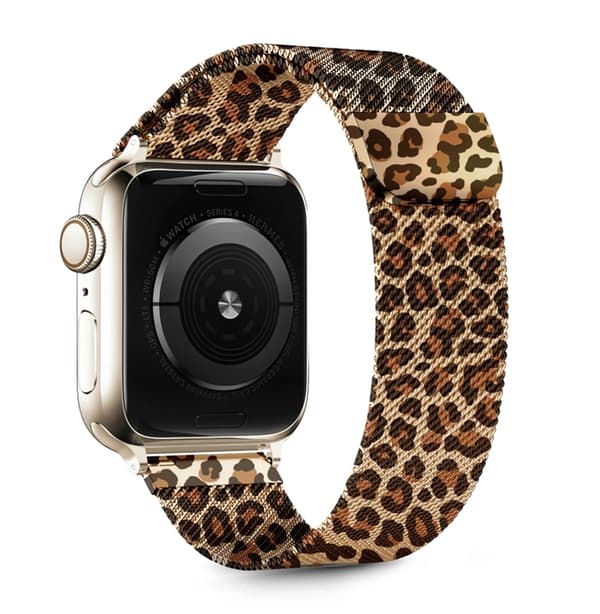 Tech-Protect Apple Watch (40/41/42mm) Armband Lamano - Panther Brun