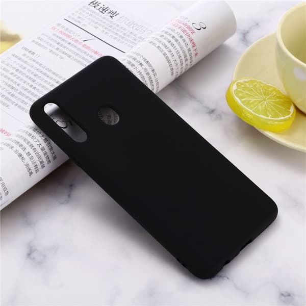 Liquid Silicone Mobilskal Samsung Galaxy A20s - Svart Svart