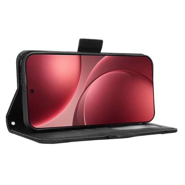 Oppo Find X9 Pro 5G Kortfack Plånboksfodral Konstläder - Svart