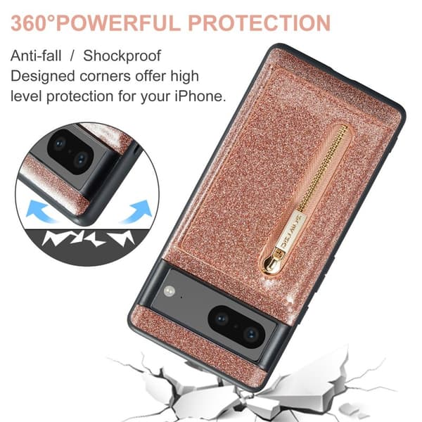 DG.MING M3 Series Mobilskal till Google Pixel 7 5G Roséguld