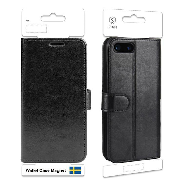 SiGN Plånboksfodral till iPhone 7/8/SE (2020/2022) - Svart