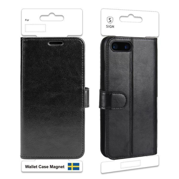SiGN Wallet Cover til iPhone 7/8 / SE (2020/2022) - Sort
