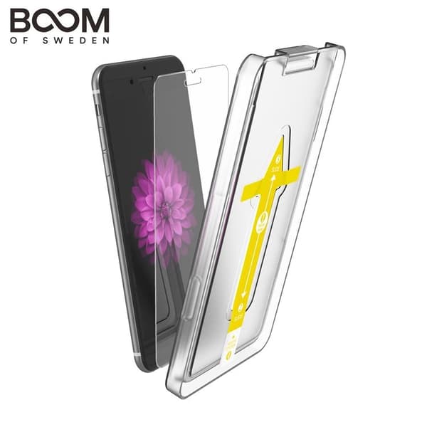 BOOM Flat Hærdet Glas Skærmbeskytter iPhone 5/5S/SE Transparent