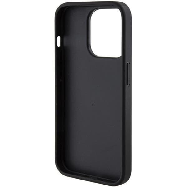 Guess Mobilskal till iPhone 15 Pro Max Grip Stand Triangle Strass Svart