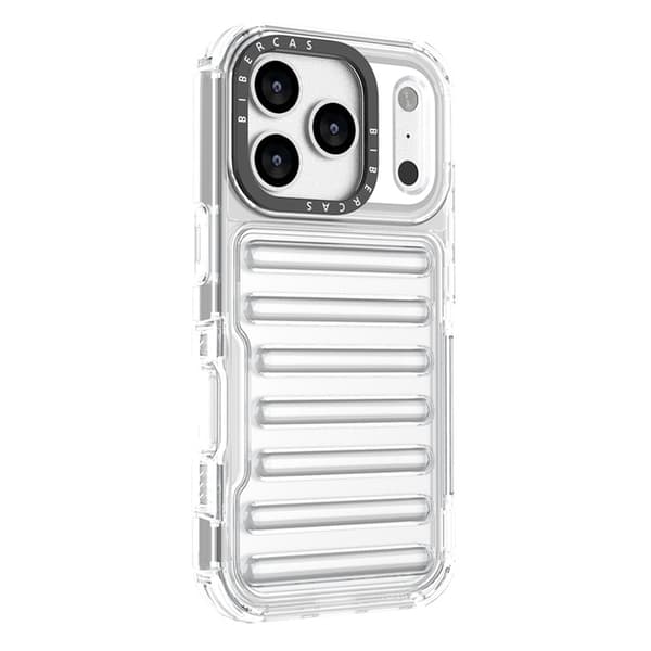 Mobilskal till iPhone 17 Pro Max Stripe Design Detachable - Transparent Transparent