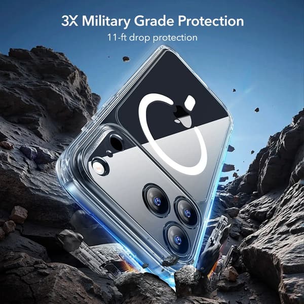 ESR Mobilskal till iPhone 17 Pro Magsafe Classic Hybird - Clear Transparent