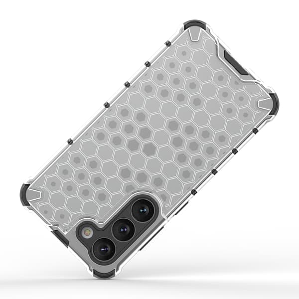 Galaxy S23 Plus Skal Honeycomb Armored Hybrid - Blå Blå