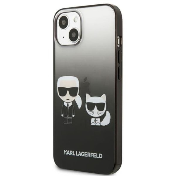 Karl Lagerfeld iPhone 13 mini -kuori Gradient Ikonik Karl & Choupe