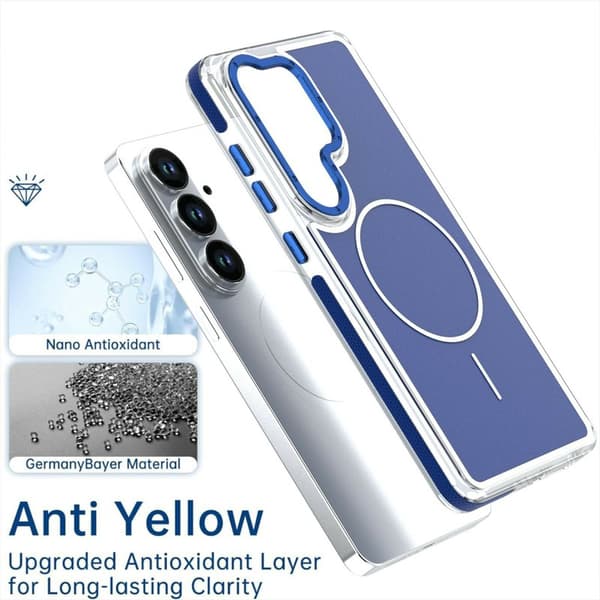 Mobilskal för Samsung Galaxy S26 Plus Magnetiskt Shockproof TPU - Blå