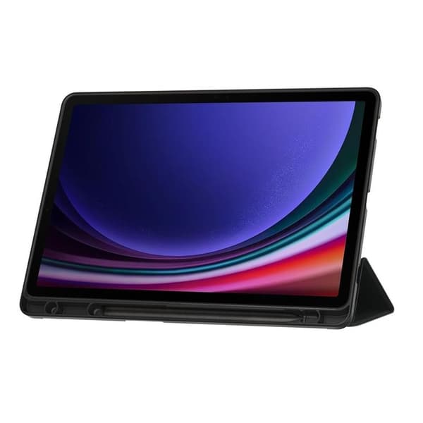 Tech-Protect Galaxy Tab S9 FE -kotelo SC Pen - Musta Svart