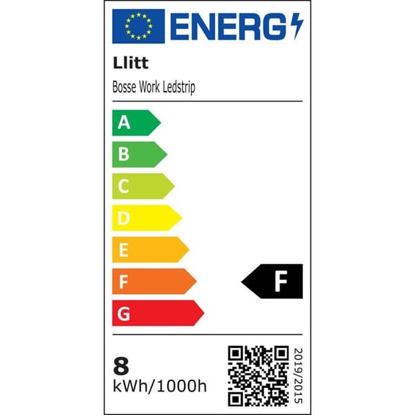 LLIT Ledstrip Arbetsbelysning 10m IP65 4000K 80W 8000lm