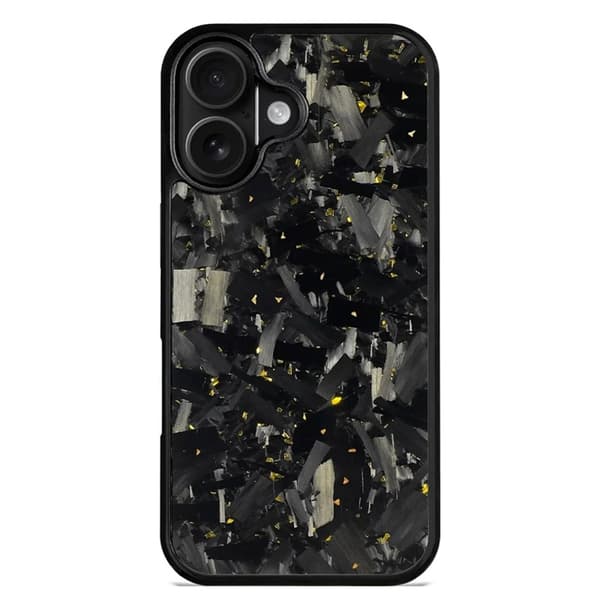 Mobilskal till iPhone 17 MagSafe Aramid Fiber Large Texture - Guld