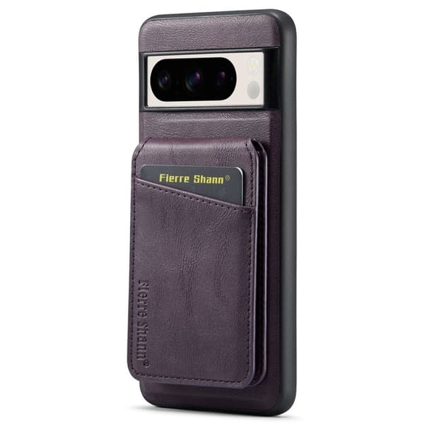 FIERRE SHANN 025 Google Pixel 8 Pro Fodral PU+TPU - Lila