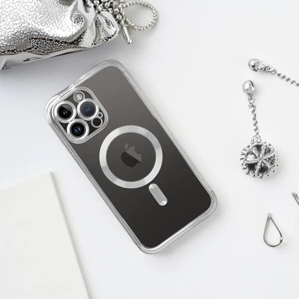 Mobilskal För Galaxy S26 Plus Magsafe Electro - Silver Silver