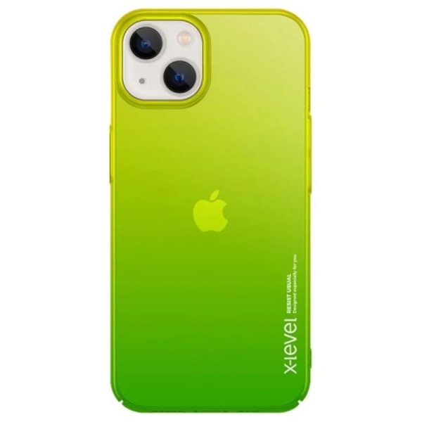 X-Level iPhone 15 -matkapuhelimen suojakuori - keltainen
