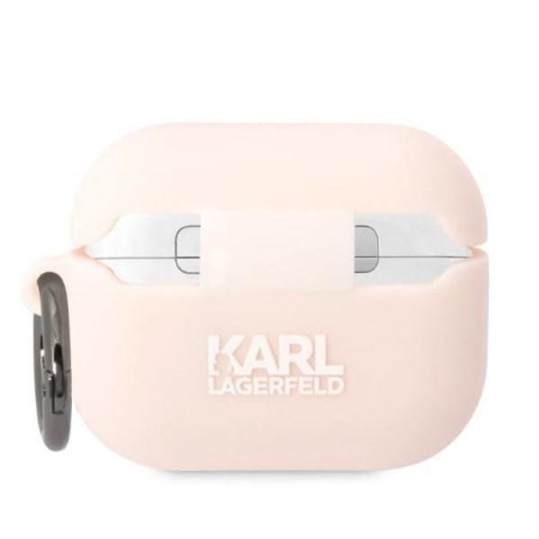 Karl Lagerfeld AirPods Pro Skal Silicone Choupette Head 3D - Ros