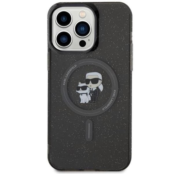 KARL LAGERFELD iPhone 11/XR Mobilskal Magsafe Glitter - Svart Svart
