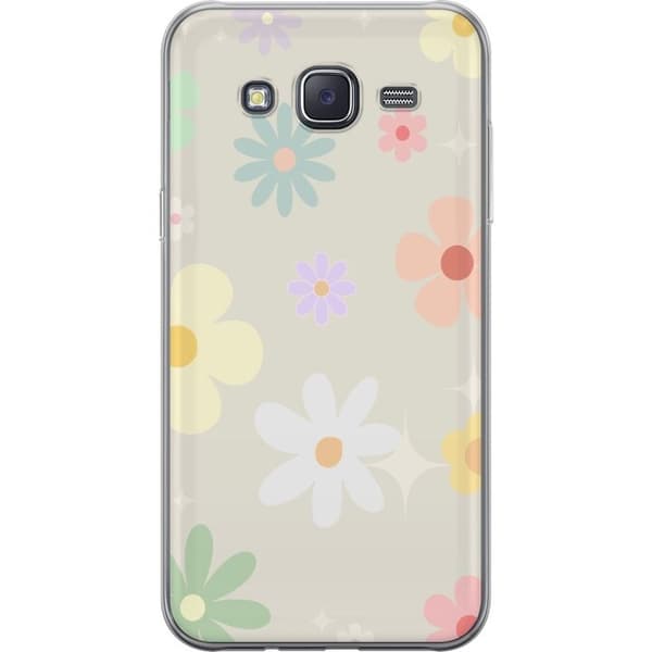 Mobilskal till Samsung Galaxy J5 med fejdande blommor