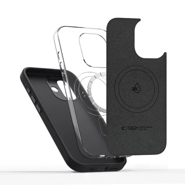 Tech-Protect Telefontaske til iPhone 17 Magsafe Uniq - Sort Svart