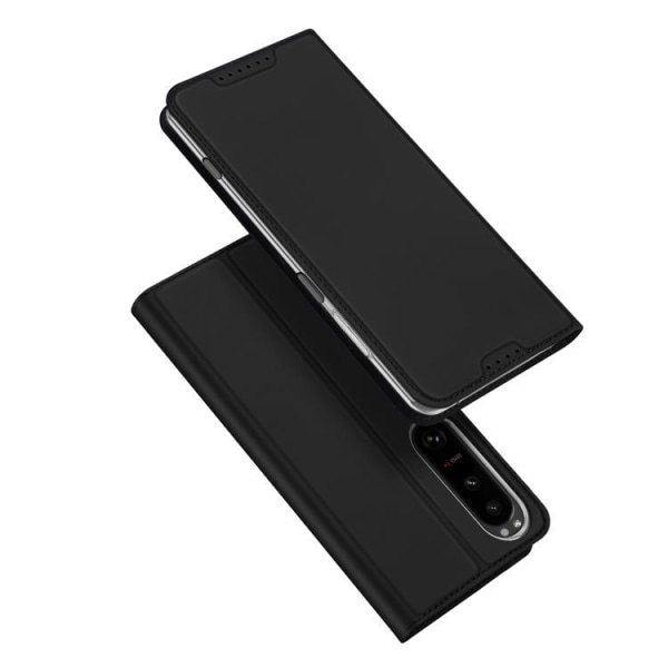 Dux Duxis Sony Xperia 1 V Wallet Case Skin Pro - Sort
