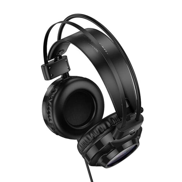 Hoco On-Ear Gaming Hörlurar USB-A/Jack 3.5mm - Svart Black