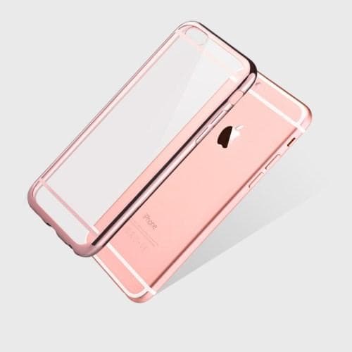 Devia 0.8mm Flexicase Skal till Apple iPhone 6(S) Plus - Rose Gold Roséguld