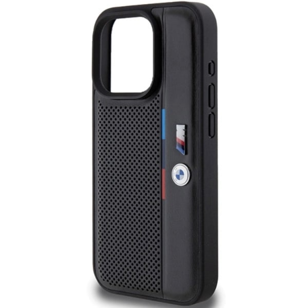 BMW iPhone 15 Pro Max Mobilskal Perforated Tricolor Line