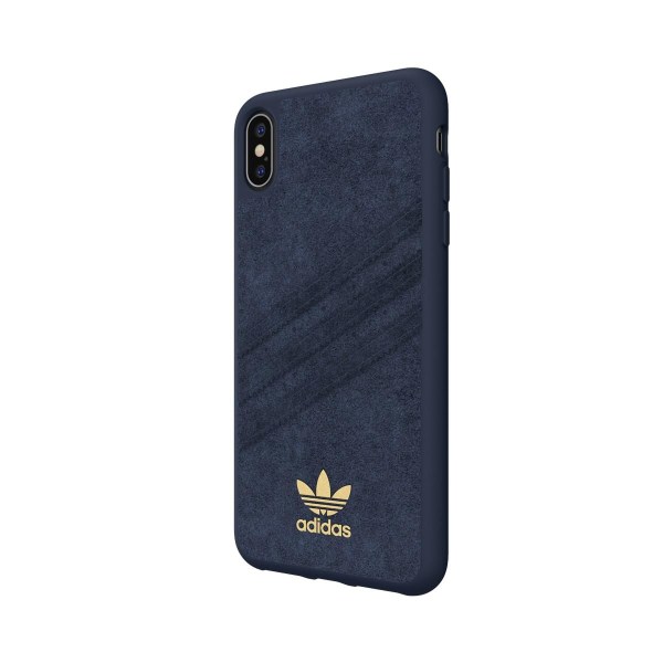 Adidas TAI Valettu UltraSuede Suojakuori iPhone XS Max - Sininen Blue