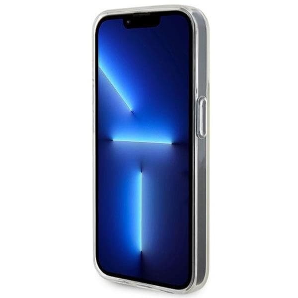 Guess iPhone 15 Pro Max Mobilskal IML Mirror Disco Iridescentgo Rosa