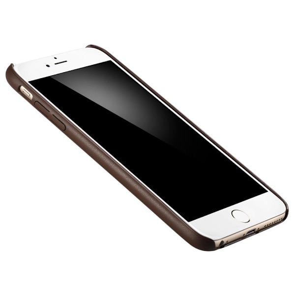SPIGEN Leather Fit Skal till Apple iPhone 6(S) Plus - Brun Brun