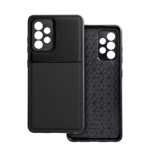 Galaxy S22 Ultra Cover Forcell Noble Hard Muovi - musta