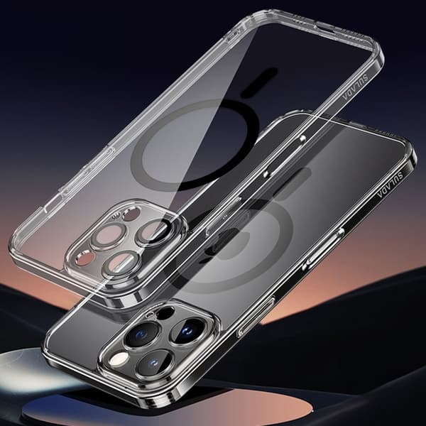 SULADA Mobilskal till iPhone 16 Pro Max TPU+PC MagSafe Svart